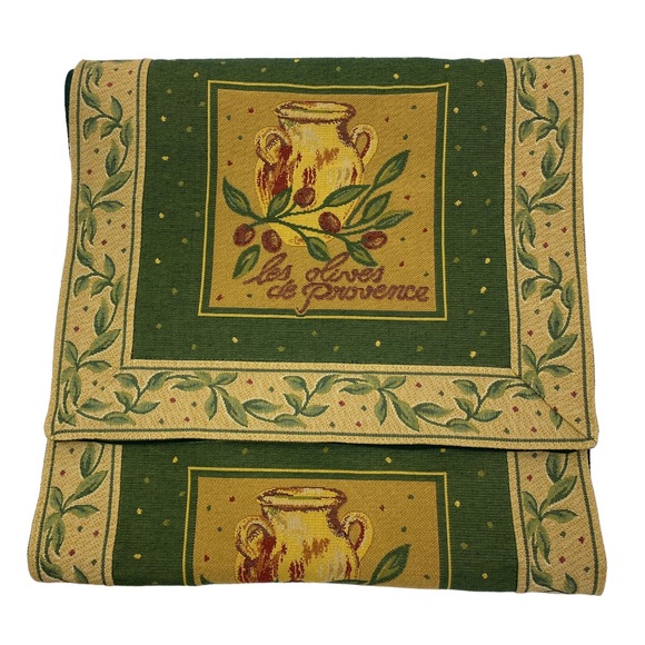 BLOOMINGDALE'S French Country Runner Provence Olives Tapestry - Picture 6 of 10